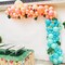 Aqua Blue Coral Pearl Balloon Garland Arch Kit (Pink Blue Pearl)